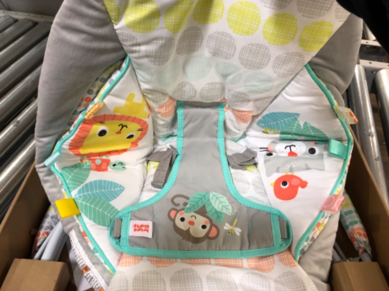 Photo 2 of Bright Starts Whimsical Wild Comfy Baby Bouncer Seat with Soothing Vibration and Music