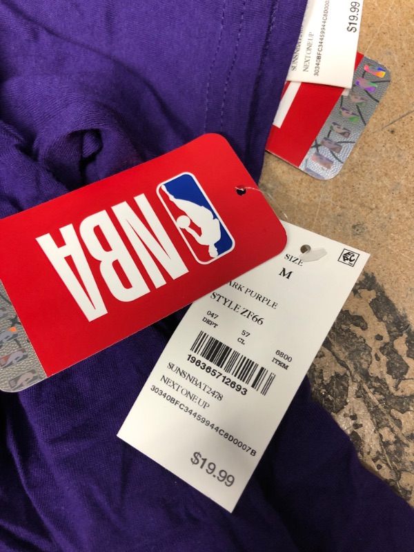 Photo 3 of 4 Pack Bundle Phoenix Suns Arizona NBA Purple Crew Neck T Shirt We Are Phoenix Men Medium
