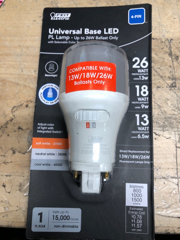 Photo 5 of LIGHT BULB BUNDLE** 4 60WATT, 1 26WATT,1 20WATT, 1 6WATT