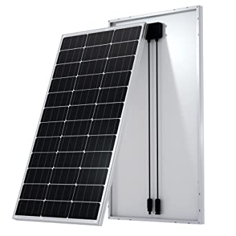 Photo 1 of ECO-WORTHY 100 Watt Solar Panel 12 Volt Monocrystalline Solar Panel High Efficiency Module RV Marine Boat Caravan Off Grid
