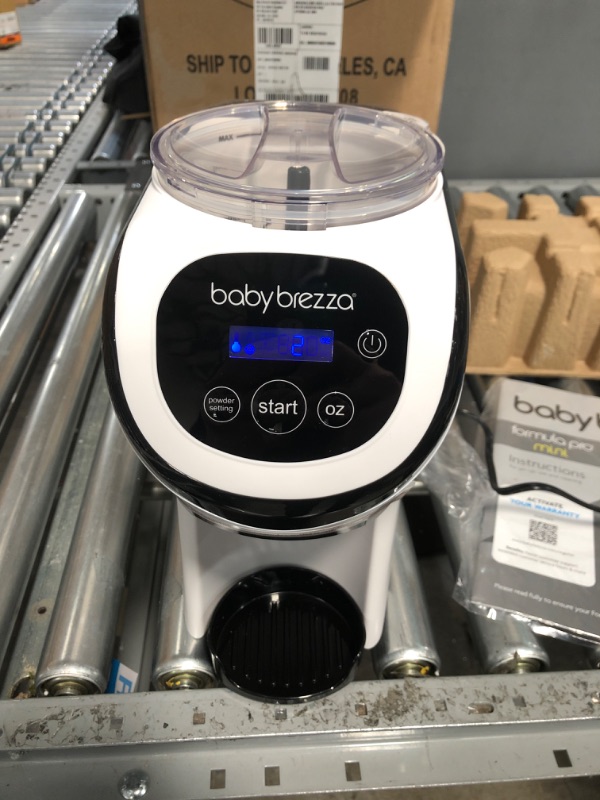 Photo 3 of Baby Brezza Formula Pro Mini Baby Formula Maker – Small Baby Formula Mixer Machine Fits Small Spaces and is Portable for Travel– Bottle Makers Makes The Perfect Bottle for Your Infant On The Go