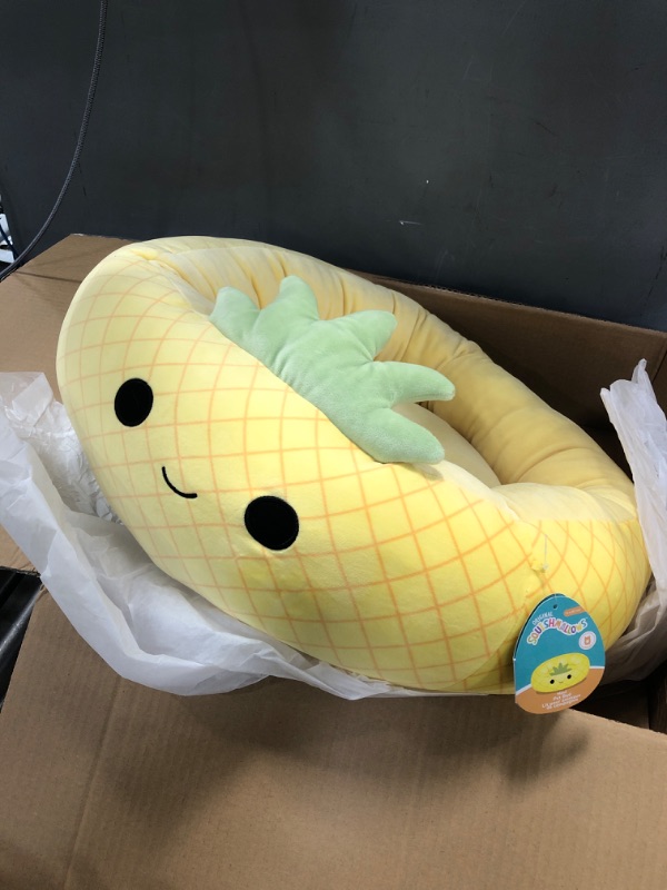 Photo 2 of *USED/SEE NOTES** Squishmallows 24-Inch Maui Pineapple Pet Bed - Medium Ultrasoft Official Squishmallows Plush Pet Bed