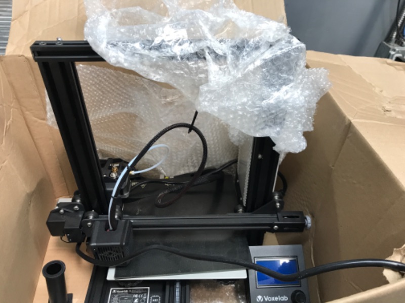 Photo 2 of Non functional *** Voxelab Aquila C2 3D Printer with Improved Alloy Frame Structure,UL Certified Power Supply,Removable Build Surface Plate, Fully Open Source and Resume Printing Function,Printing Size 8.66x8.66x9.84in