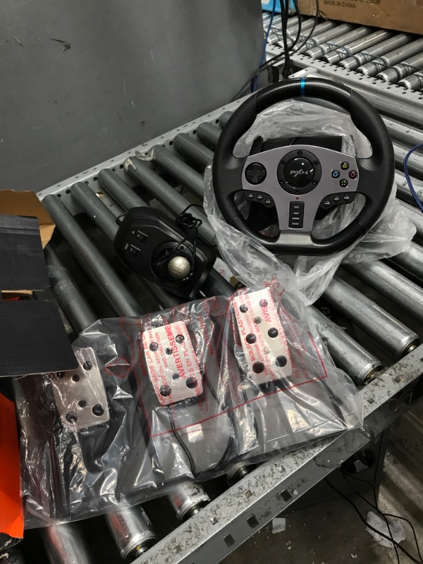 Photo 2 of PXN V9 Gaming Racing Wheel with Pedals and Shifter, Steering Wheel for PC, Xbox One, Xbox Series X/S, PS4, PS3 and Nintendo Switch