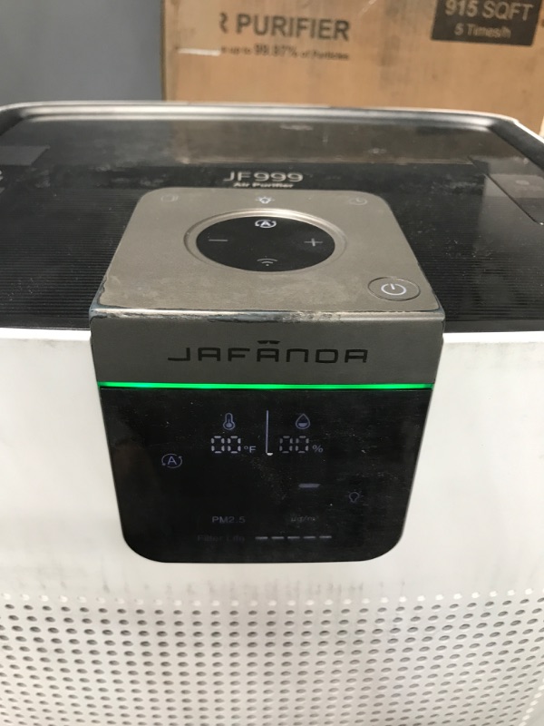 Photo 2 of Jafända Large Home Air Purifiers for 4575 sq ft, with H13 HEPA Air Filters +1.69 lb Activated Carbon, Support APP & Alexa, Large Air Cleaner Remove 99.97% Dust Pollen Smoke Pet Allergies Odors VOCs
