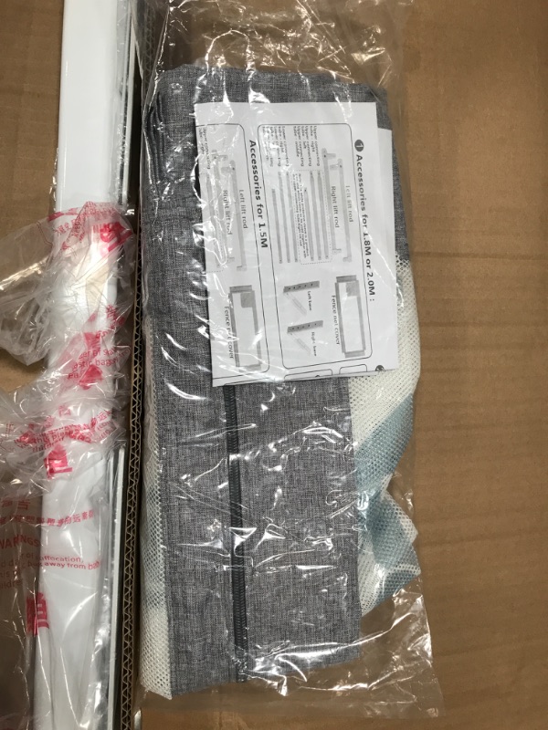 Photo 1 of Lsbod Bed Rail for Toddlers Extra Long Baby Bed Rails Guard Safety Bedrail for Kids Twin, Double, Full Size Queen & King Mattress(1side 59" Lx27 H)… 59x27 Inch (Pack of 1)