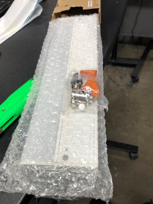 Photo 1 of GETINLIGHT Dimmable Hardwired Only Under Cabinet LED Lights, 12-inch, Daylight White(5000k), Matte White Finished, ETL Listed, IN-0201-11-WH-50 Day Light 12-inch