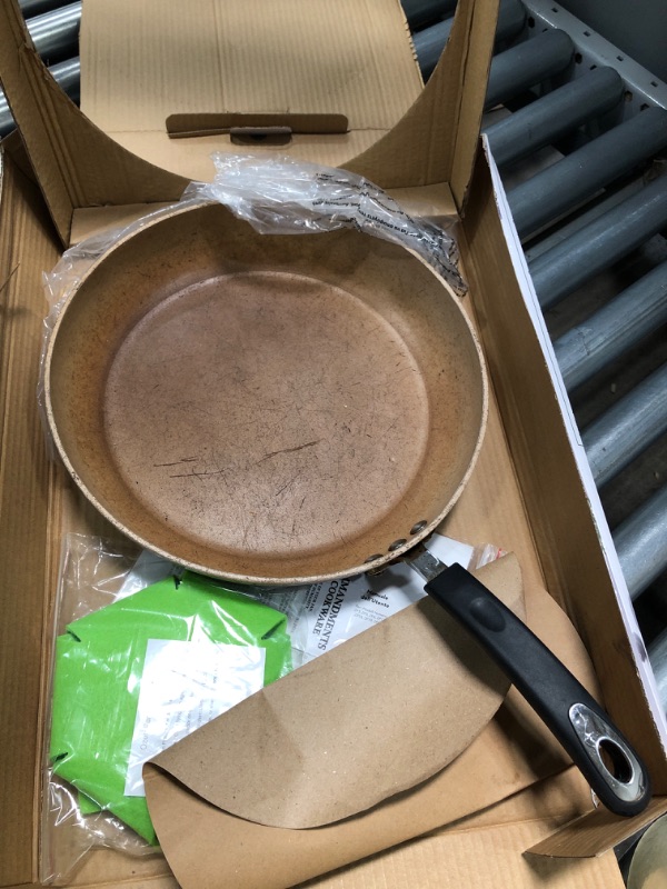 Photo 2 of 12" Stone Earth Frying Pan and Lid Set by Ozeri, with 100% APEO & PFOA-Free Stone-Derived Non-Stick Coating from Germany