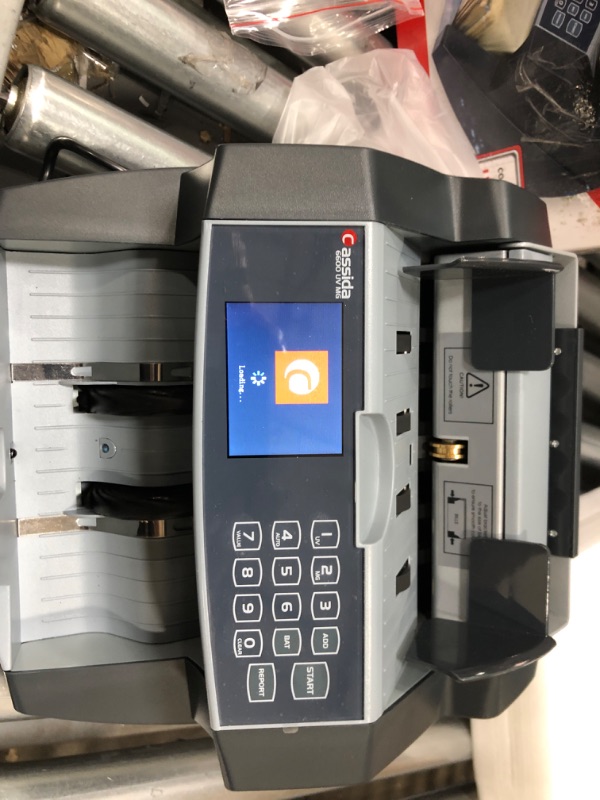 Photo 3 of Cassida 6600 UV/MG – USA Business Grade Money Counter with UV/MG/IR Counterfeit Detection – Top Loading Bill Counting Machine w/ ValuCount™, Add and Batch Modes – Fast Counting Speed 1,400 Notes/Min UV/MG Counterfeit Detection Machine