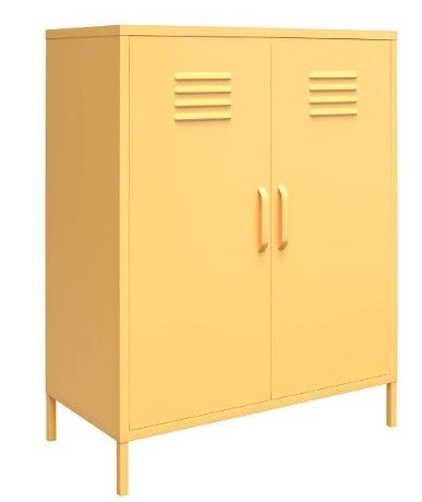 Photo 1 of 2 Door Cache Metal Locker Storage Cabinet - Novogratz

