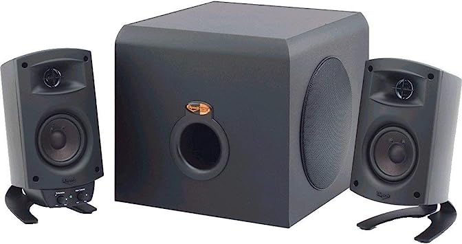 Photo 1 of Klipsch ProMedia 2.1 THX Certified Computer Speaker System - 3-Piece Set (1011400) With Bluetooth Adapter
