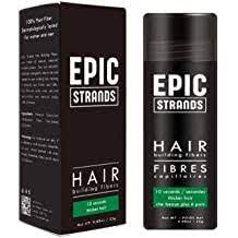 Photo 1 of **2 PACK** EPIC STRANDS Hair Building Fibers 25g – Pack of 2 BLACK COLORED .88OZ 
