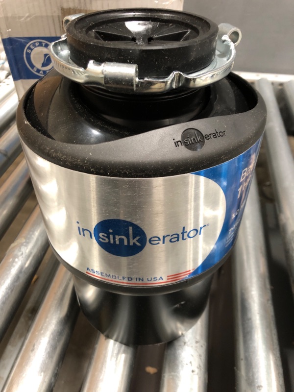 Photo 1 of InSinkErator Garbage Disposal, Badger 1 HP, Power Series, 1 HP Continuous Feed