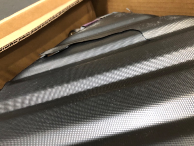 Photo 1 of **damaged & cracked**
Kenneth Cole Reaction Women's Madison Square Hardside Chevron Expandable Luggage, Black, 2-Piece Set (20" & 28") 2-Piece Set (20" & 28") Black