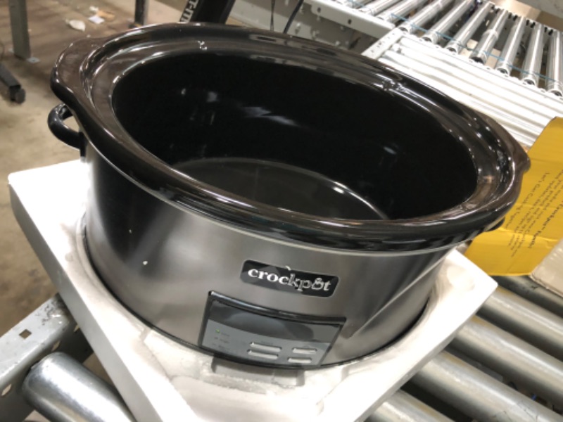 Photo 4 of **used**
Crockpot 8 Qt. Countdown Slow Cooker - Dark Stainless Steel