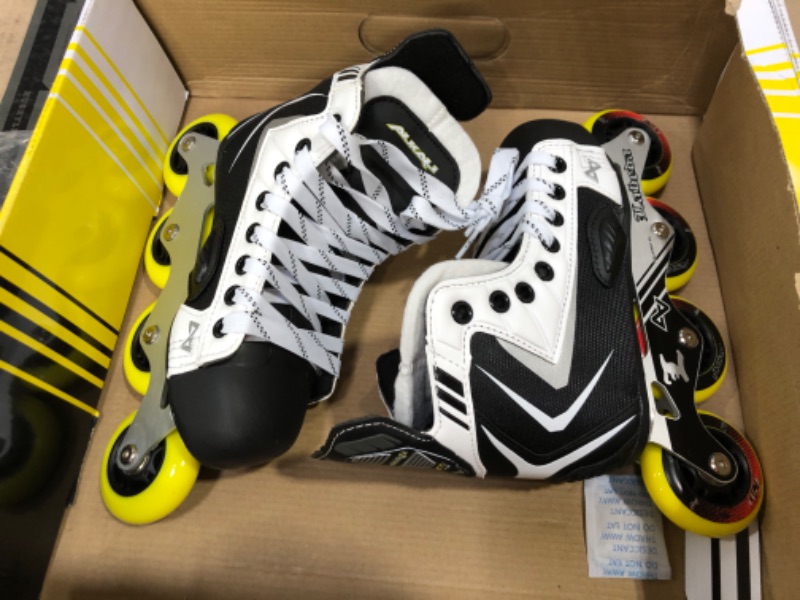 Photo 2 of Alkali RPD Lite Junior Kids Youth Inline Roller Hockey Skates Skate Size JR2 (Shoe 3)