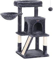 Photo 1 of **Missing parts** FEANDREA 37.8-Inch Cat Tree Cat Condo Small Cat Tower with Widened Perch for Large Cats Indoor
