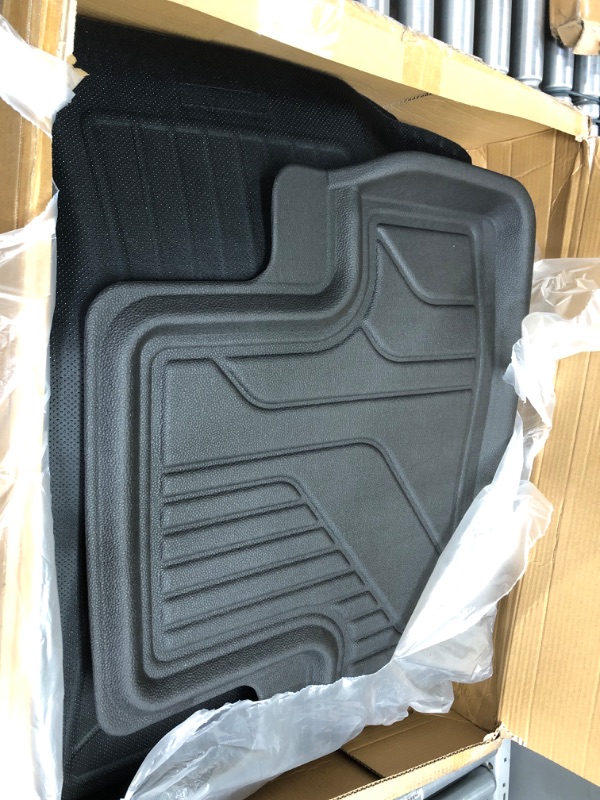 Photo 2 of BHASD 6pcs All Weather Floor Mats 3D Full Set Liners for Tesla Model 3 New 2021 2022 2023 Car Floor Mats Cargo Liner Trunk Mat Interior Accessories, Durable Waterproof Odorless TPE XPE Material Full Set?6 pcs?