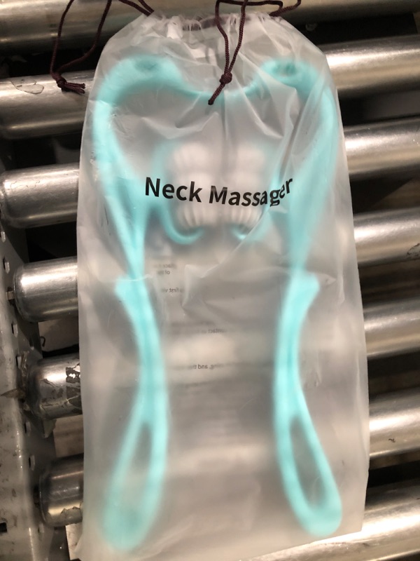 Photo 1 of HaSeftni Neck Massager, Trigger Point Roller Massager for Pain Relief deep Tissue Handheld Shoulder Massager Tool with 6 Balls Massage Point Suitable for Legs Waist Neck and Shoulder Relaxer (Blue)
