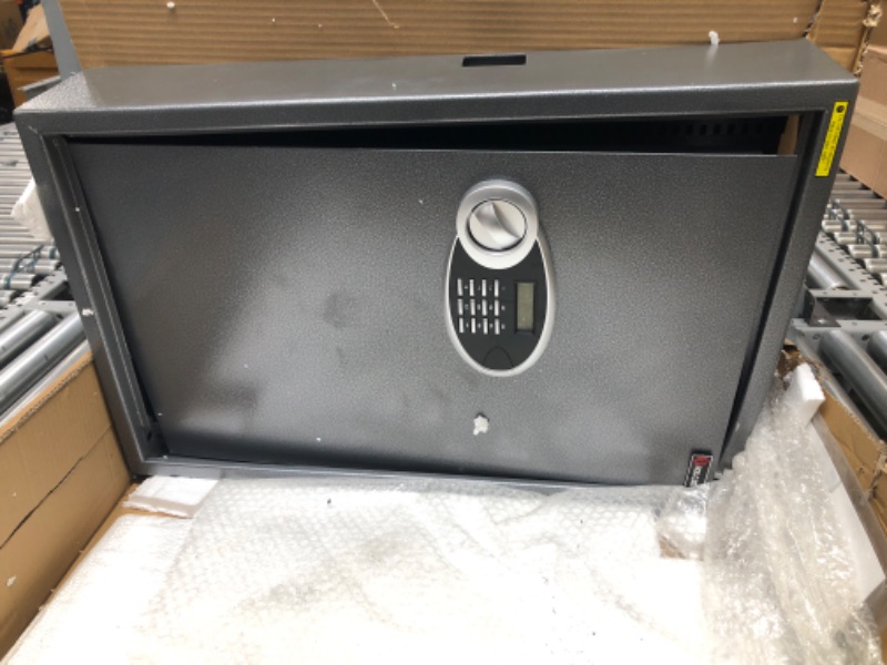 Photo 2 of **Major damage**non functional** HOLOJOY Key Cabinet with Digital Lock - Heavy Duty Secured Storage, Lock Box with Key Tags Wall Mounted Metal Steel Key Safe - Ideal for Home Hotels Schools & Businesses 144 Keys Capacity