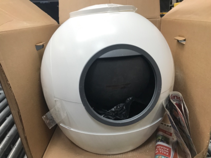 Photo 2 of ** MISSING PARTS** NON FUNCTIONAL** Hillpig Self-Cleaning Cat Litter Box: Extra Large Automatic Cat Litter Box with APP Control & Safe Alert & Smart Health Monitor for Multiple Cats [2023 Newest Version]