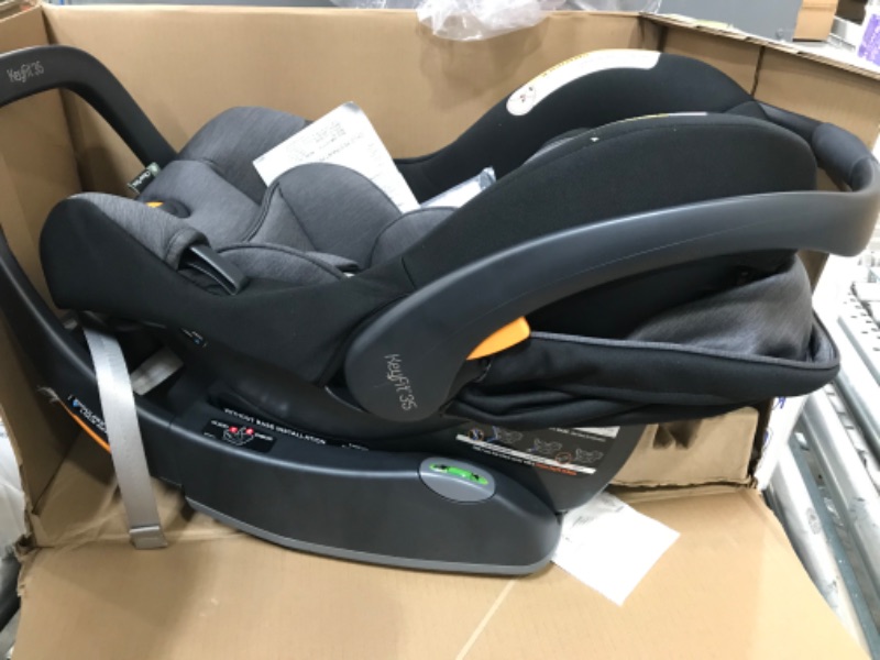 Photo 3 of Chicco KeyFit 35 ClearTex Infant Car Seat - Shadow | Black With ClearTex® No Chemicals Shadow/Black