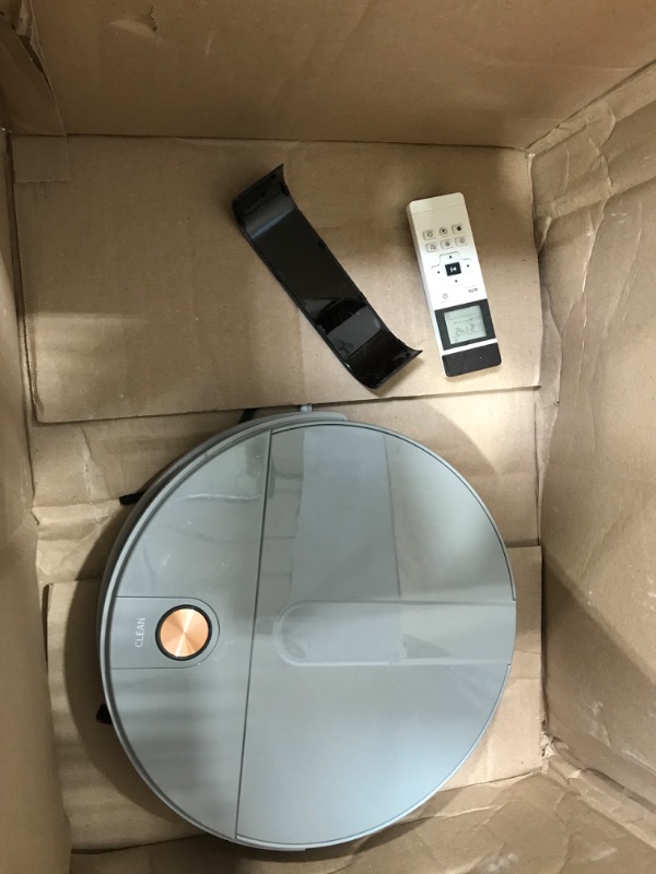 Photo 4 of LIGHT 'N' EASY Robot Vacuum Cleaner, Robot Vacuum Automatic Emptying, Ultra-Quiet, Ultra-Thin, Auto-Charging Robotic Vacuum Cleaner- Used
