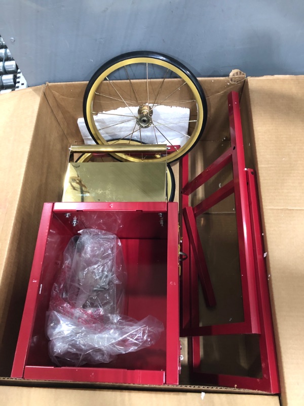 Photo 2 of **NEW** JUST THE RED WAGON** Great Northern Popcorn Red Matinee Movie 8 oz. Ounce Antique Popcorn Machine and Cart
