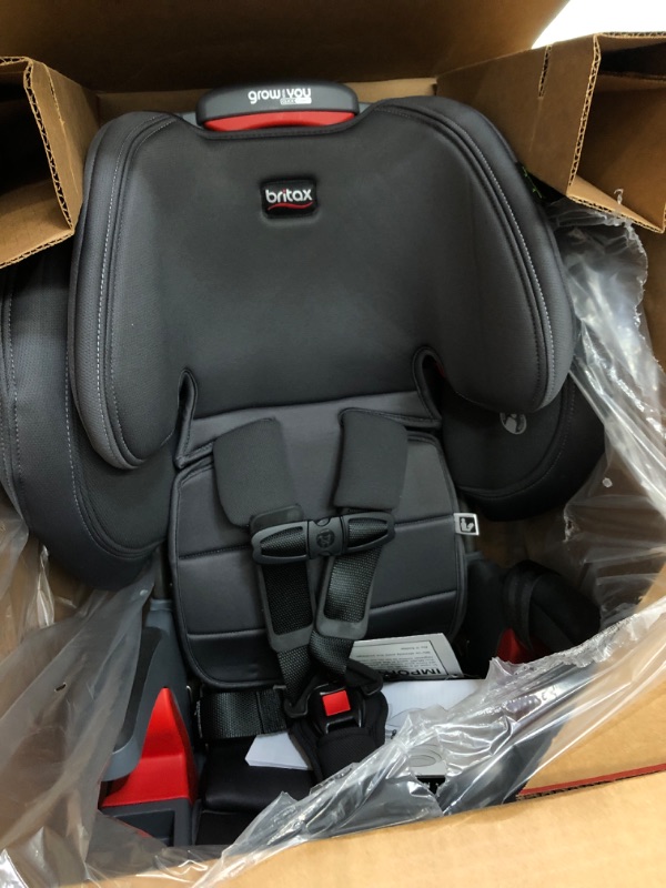 Photo 2 of Britax Grow with You ClickTight Harness-2-Booster Car Seat, Cool N Dry - Cool Flow Moisture Wicking Fabric ClickTight Cool n Dry