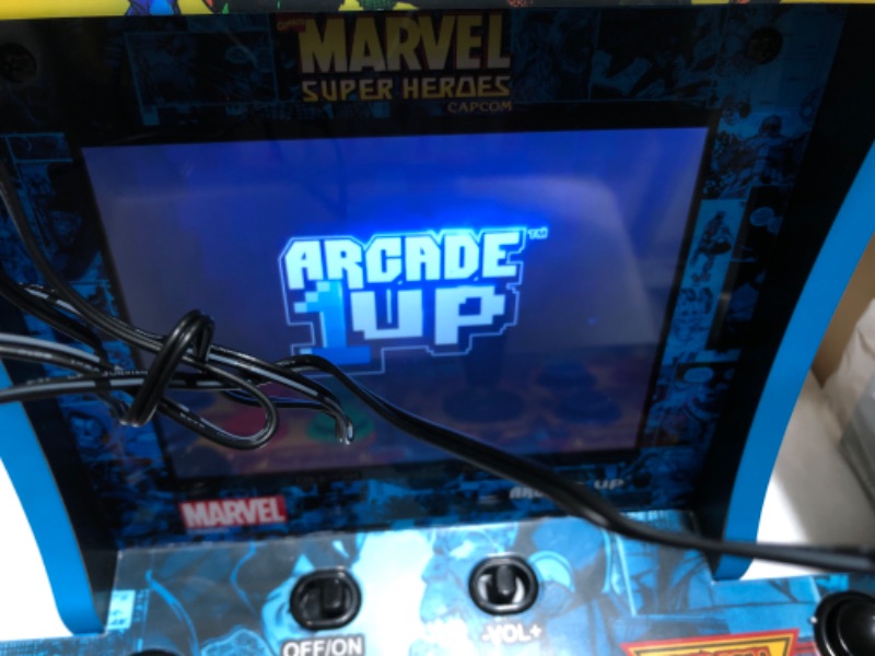 Photo 4 of Arcade 1Up Arcade1Up Marvel Super Heroes 2 Player Countercade - Electronic Games;