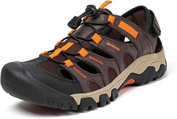 Photo 1 of *SIMIALR TO STOCK PHOTO*- SAGUARO Men's Women's Sport Sandal Athletic Sandals Closed Toe Hiking Sandals Water Resistant Summer Outdoor Water Sandal River Beach- SIZE: 8 MEN