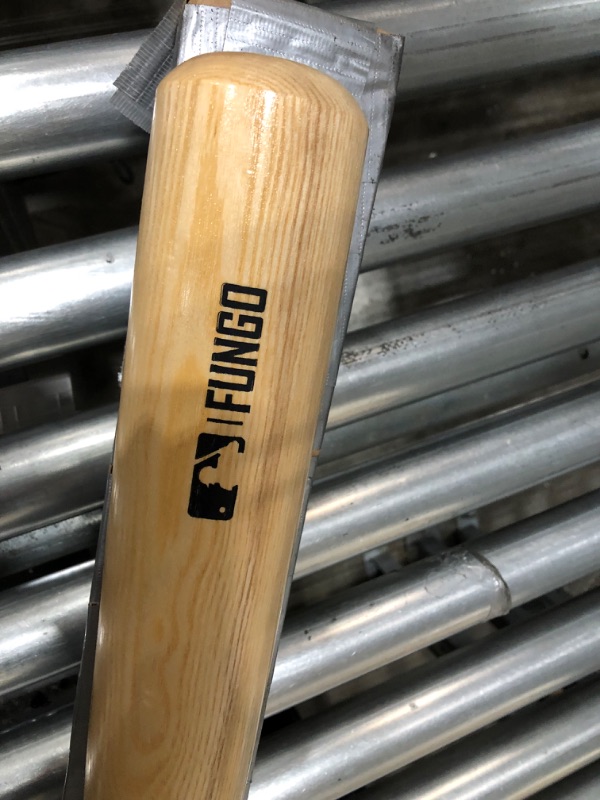 Photo 3 of 35.5" Light Beige Wood Baseball Bat Fungo (Size 36)