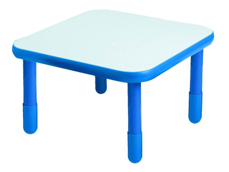 Photo 1 of *ONLY TABLE TOP*- Angeles Blue-Red Baseline 30" Square Table & Chair Set-Royal x 12" H