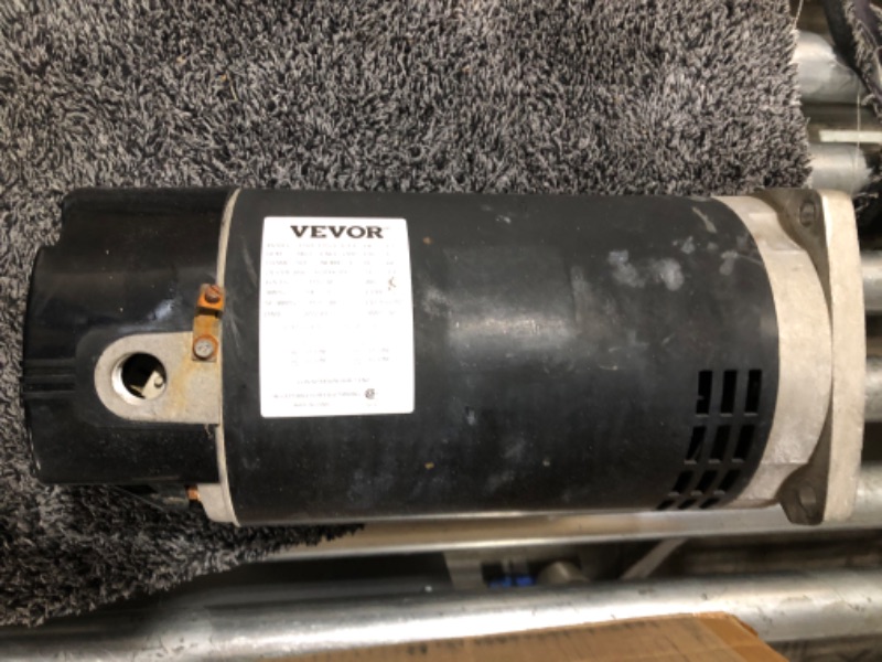 Photo 3 of **WAS NOT TESTED**VEVOR 1.5 hp, 3463 rpm, 1 speed, 230/115 volts, 7.88/15.5 amps, 1.1 Service Factor, 56Y Frame, PSC, ODP Enclosure, Square Flange Pool Motor, Swimming Pool Pump Motor, Replacement Pool Motor Kit
**WAS UNABLE TO TEST TO SEE IF IT FUNCTIONS