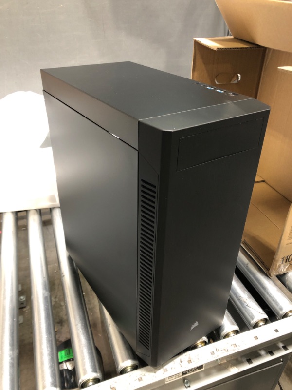 Photo 1 of Corsair 110Q Mid-Tower Quiet ATX Case, Black, Solid, Standard
