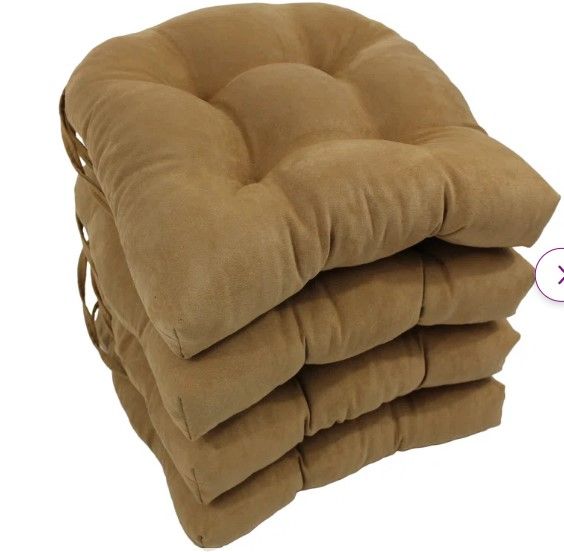 Photo 1 of Abbottsmoor Charlton Home® Seat Cushion 16'' W x 16'' D (Set of 4)
