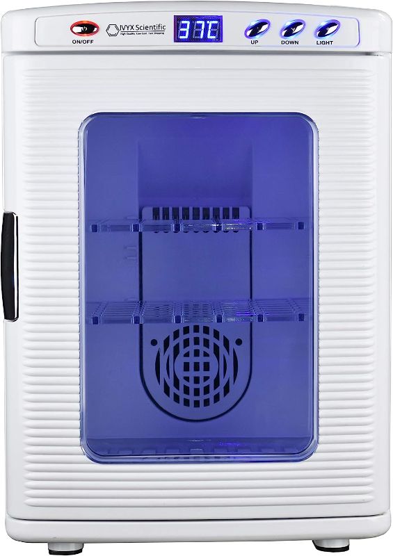 Photo 1 of IVYX Scientific 25L Incubator - Precise Temperature Control from 2 to 60°C, 12V/110V
