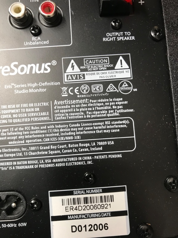 Photo 1 of PreSonus Eris E4.5 2-Way Studio Monitors (Pair)