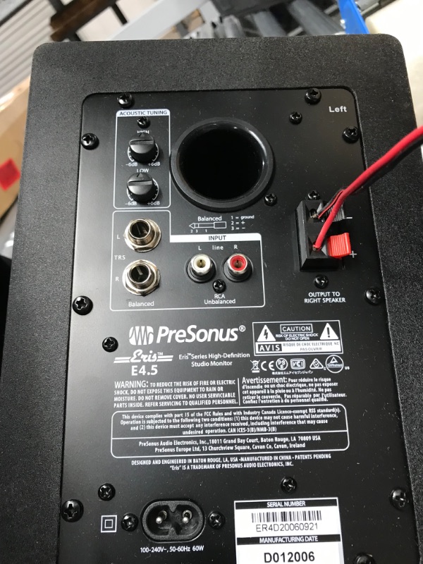 Photo 1 of PreSonus Eris E4.5 2-Way Studio Monitors (Pair)