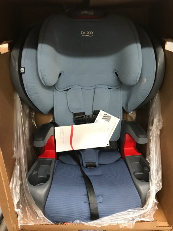 Photo 2 of Britax Grow with You ClickTight+ Harness-to-Booster, Blue Ombre SafeWash ClickTight Plus Blue Ombre