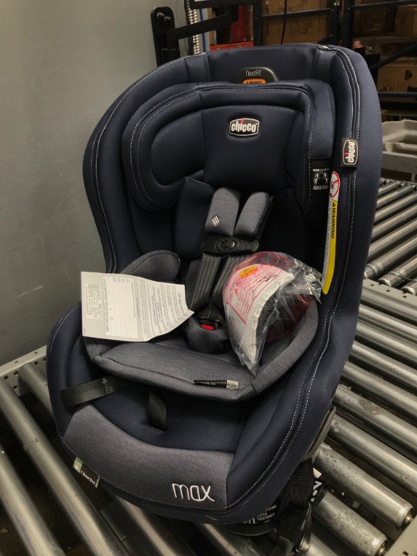 Photo 2 of Chicco NextFit Max ClearTex Convertible Car Seat, Rear-Facing Seat for Infants 12-40 lbs., Forward-Facing Toddler Car Seat 25-65 lbs., Baby Travel Gear | Reef/Navy
