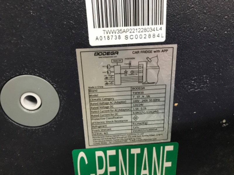 Photo 2 of ?Upgraded?BODEGA 12 Volt Car Refrigerator, Portable Freezer, Car Fridge Dual Zone WIFI APP Control, 38 Quart?36L?-4?-68? RV Electric Compressor Cooler 12/24V DC and 100-240V AC for Outdoor, Travel, Camping
