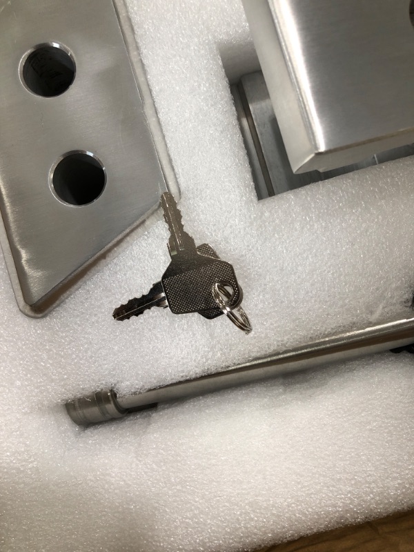 Photo 3 of Octomo Adjustable Trailer Hitch, 6 Inch Drop Hitch Ball Mount for 2 Inch Receiver,12,500 LBS GTW, 2" and 2-5/16" Stainless Steel Tow Hitch Balls with Double Anti-Theft Pins Locks