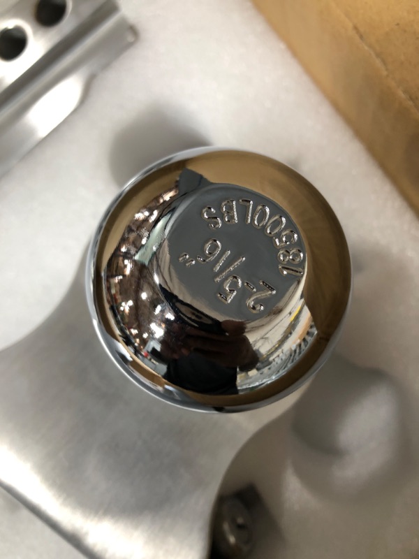 Photo 4 of Octomo Adjustable Trailer Hitch, 6 Inch Drop Hitch Ball Mount for 2 Inch Receiver,12,500 LBS GTW, 2" and 2-5/16" Stainless Steel Tow Hitch Balls with Double Anti-Theft Pins Locks