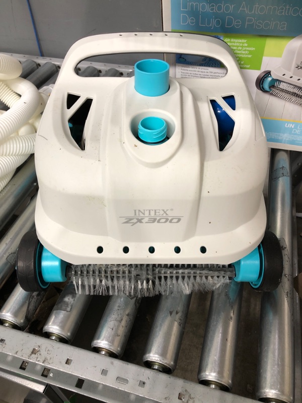 Photo 1 of **USED/POSSIBLE MISSING PARTS**   Intex 28005E 700 Gal per Hour Automatic Pool Cleaner Robot Vacuum w/