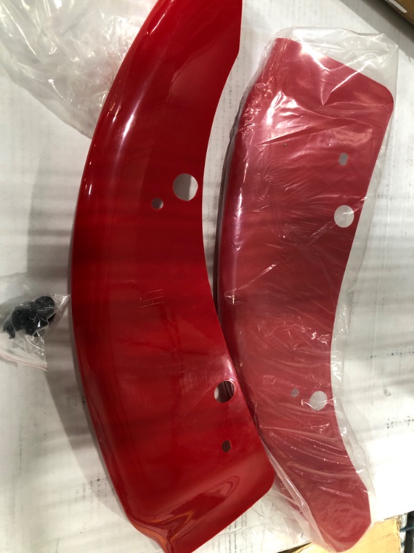 Photo 1 of Somusen Front Bumper Lip Splitter Protector Compatible with Dodge Charger SRT Hellcat / SRT 392 / Scat Pack / RT Scat Pack / GT / RT 2015-2021, Red