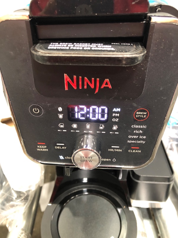 Photo 1 of *MISSING PARTS** Ninja DualBrew Coffee Maker, Single-Serve, Coffee Pod, and 12-Cup Drip Coffee Maker - CFP201

