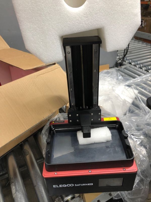 Photo 5 of (PARTS ONLY)ELEGOO SATURN 8K MSLA 3D PRINTER, UV RESIN PHOTOCURING PRINTER WITH 10-INCH 8K MONOCHROME LCD, MATRIX UV LIGHT SOURCE, 219 X 123 X 210 M³ / 8.62 X 4.84 X 8.27 IN³2LARGE PRINTING SIZE
