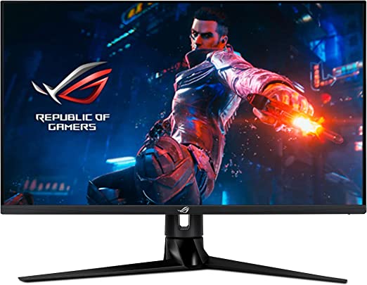 Photo 1 of ASUS ROG SWIFT PG32UQ 32” 4K HDR 144HZ DSC HDMI 2.1 GAMING MONITOR, UHD (3840 X 2160), IPS, 1MS, G-SYNC COMPATIBLE, EXTREME LOW MOTION BLUR SYNC, EYE CARE, DISPLAYPORT, USB, DISPLAYHDR 600
