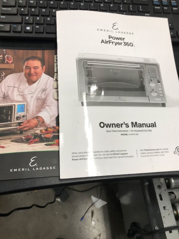 Photo 5 of EMERIL LAGASSE POWER AIR FRYER OVEN 360 | 2020 MODEL | SPECIAL EDITION | 9-IN-1 MULTI COOKER | FREE EMERIL’S RECIPE BOOK INCLUDED |DIGITAL DISPLAY, SLICK DESIGN, ULTRA QUIET, 12 PRESET PROGRAMS | 
